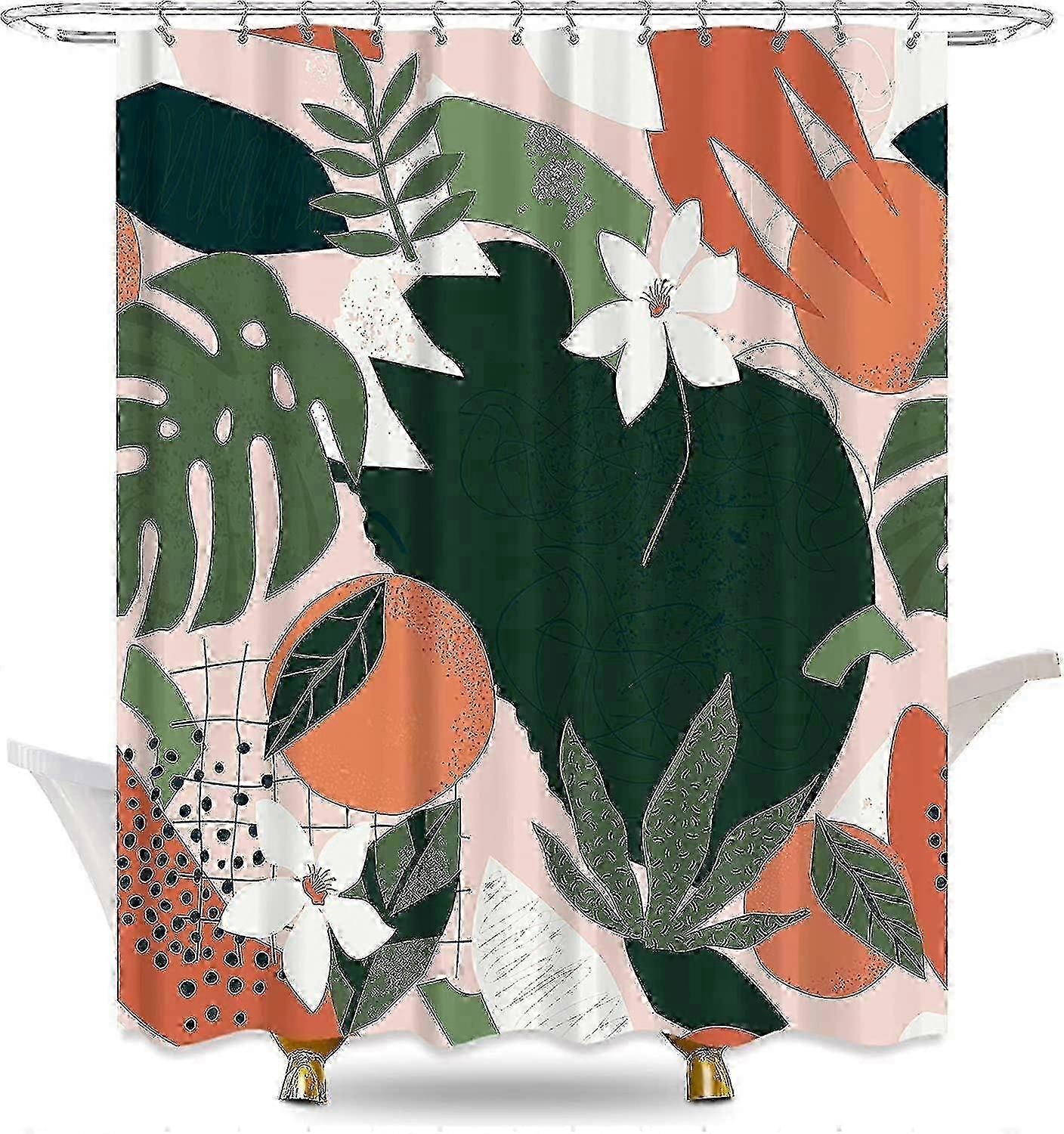 Tropical Palm Waterproof Shower Set