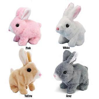 Peluche elettrico coniglio salto salto interattivo farcito coniglietto giocattolo bambino regalo