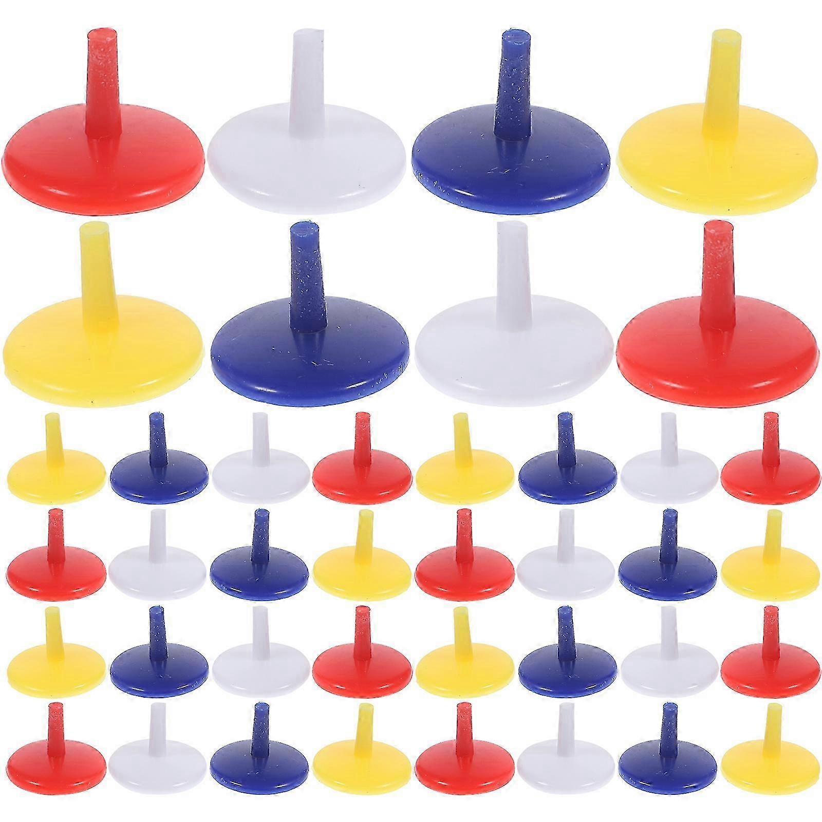 Golf Plastic Ball Marker Round Shape for Golf Use 150Pcs Pack