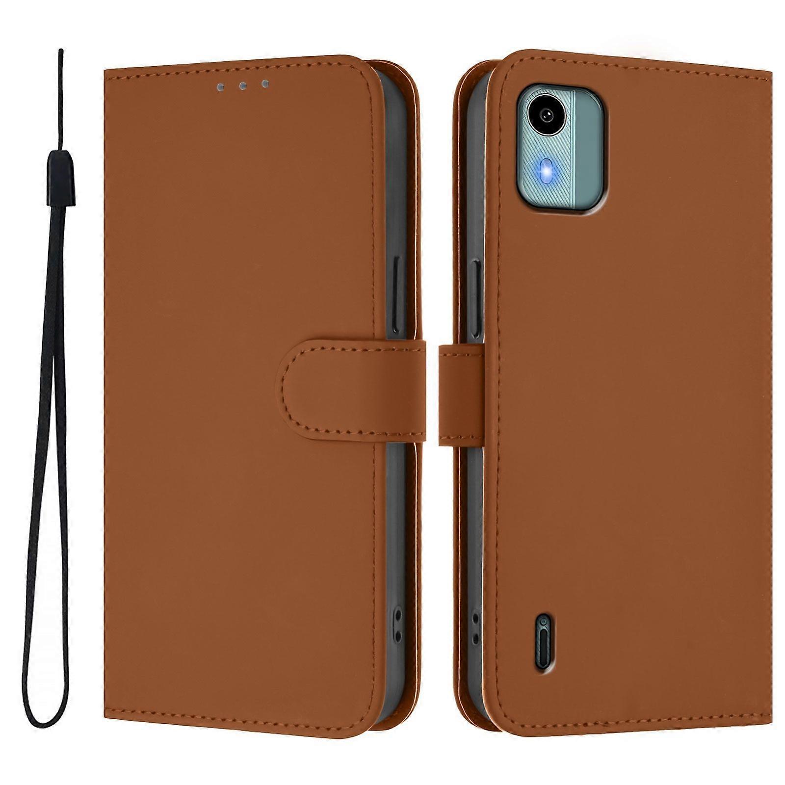 Solid Color PU Case For Nokia C12