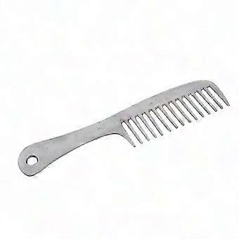 Stainless Steel Horse Grooming Comb - Polished Currycomb