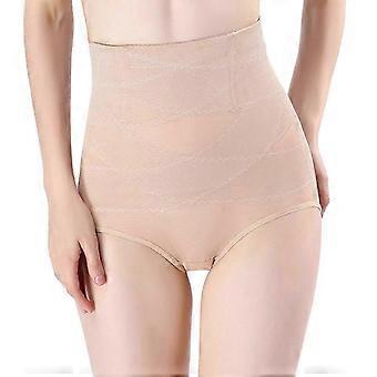 Women High Waist Butt Lifter Shapewear compatible with Cross Mesh Tummy Control Panty Underw color L