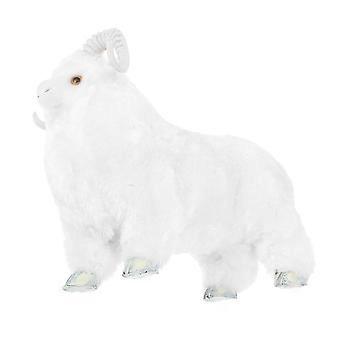 Plush Sheep Figurines Soft Sheep Statue Decorative for Office