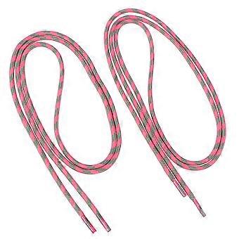 Round Shoelace Flat Shoe Laces Replacement for Outdoor Sports 2Pcs Rosy