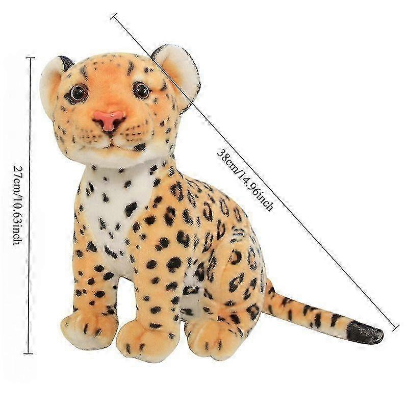 Realistic Leopard Dog Plush Toy