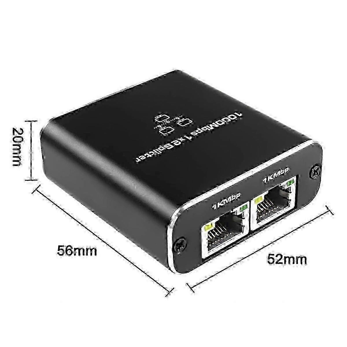 Aluminium Gigabit Ethernet Splitter