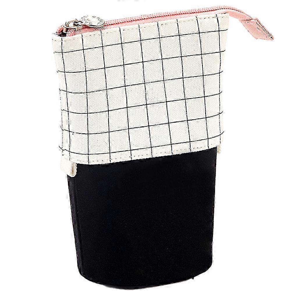 Large Capacity Canvas Pencil Pouch With Zipper
