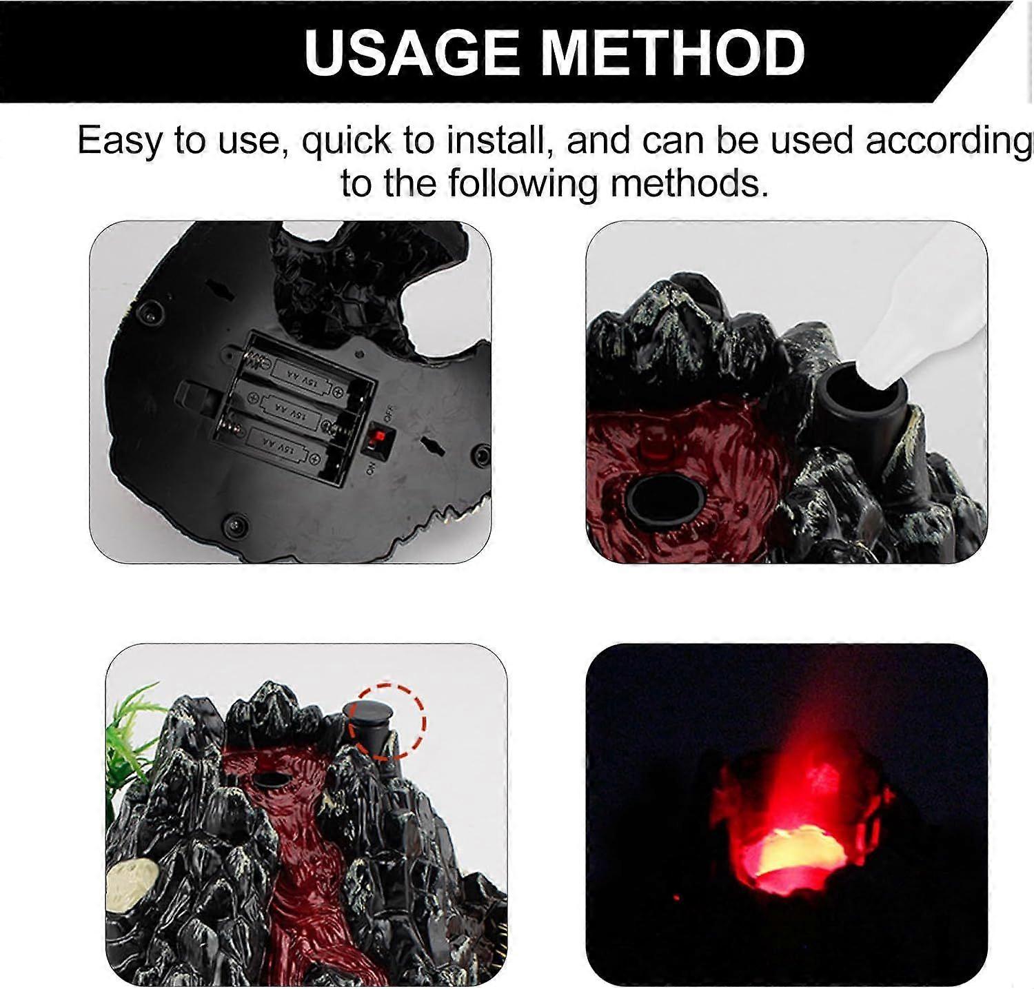 Toy Volcano PVC Eruption Prop for Teaching Lovers