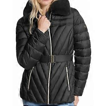 Michael Kors W Fx Fur Trim Jacka