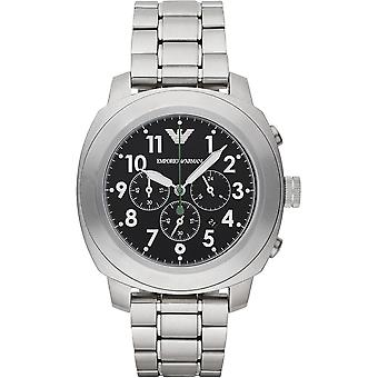 Armani delta Quartz Analog Man Watch with AR6056 Stainless Steel Bracelet