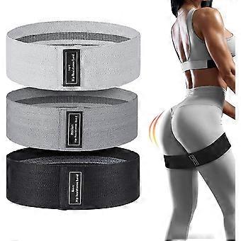 Non-Rolling, Non-Slip, Versatile Resistance Bands