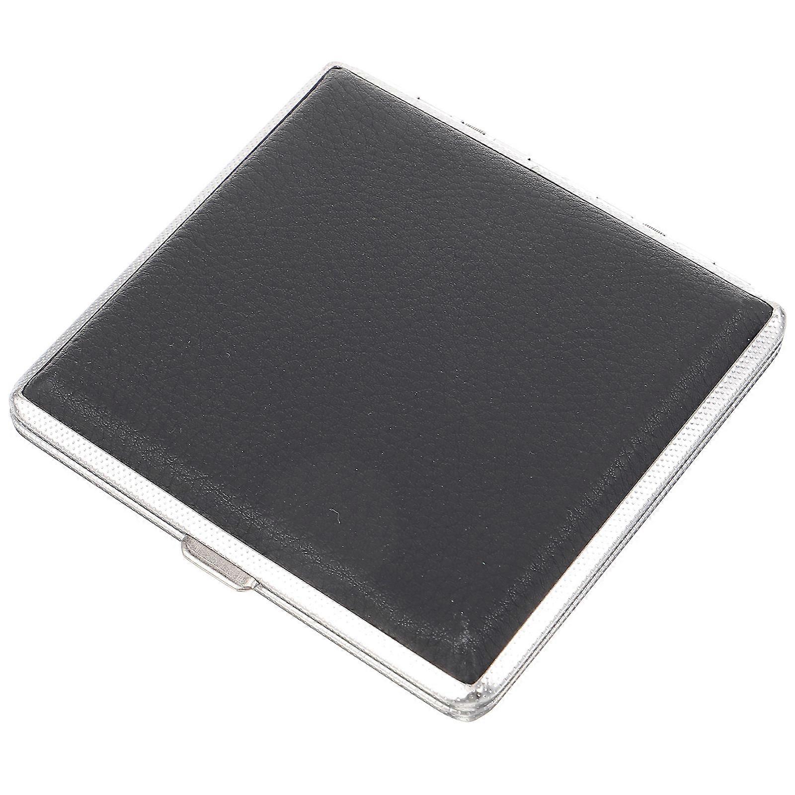 Black Portable Case Flip Type Storage Box for
