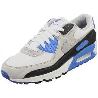 Nike Air Max 90 Mens Fashion Trainers in White Grey Black