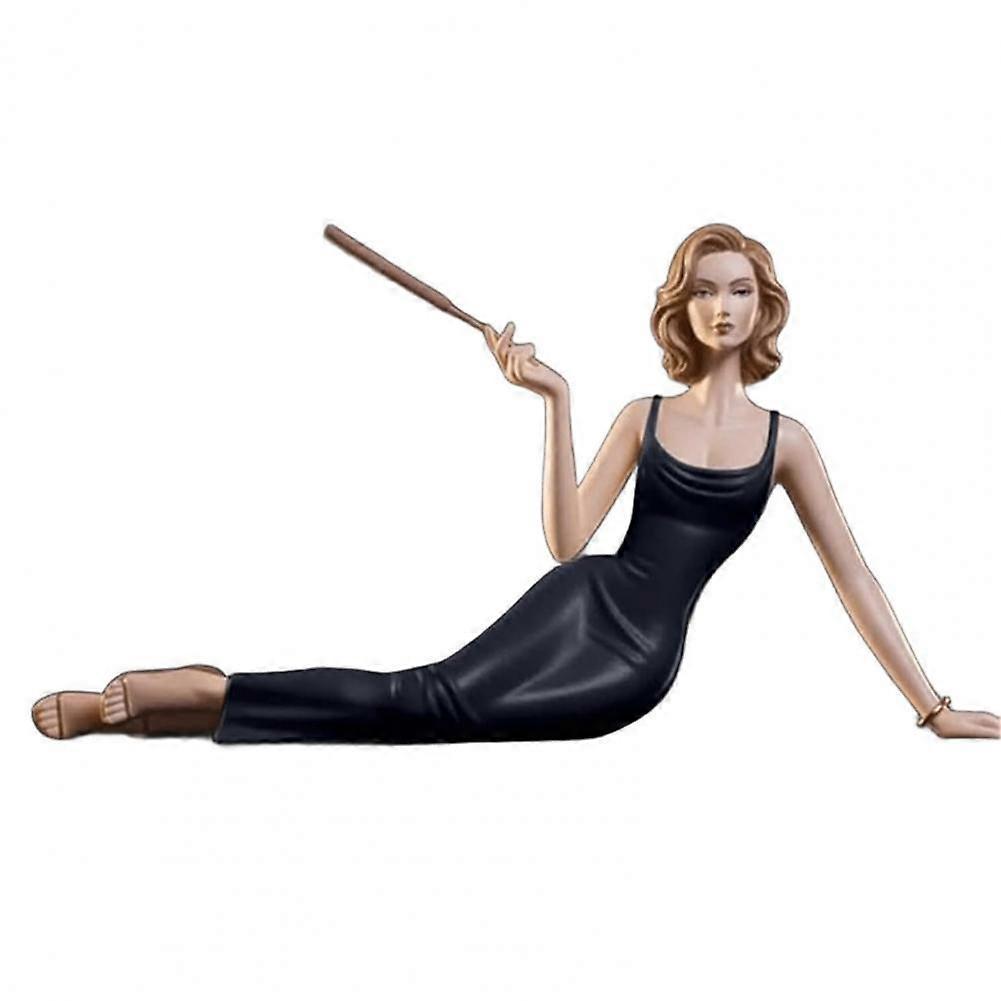 Meditating Lady Resin Incense Holder