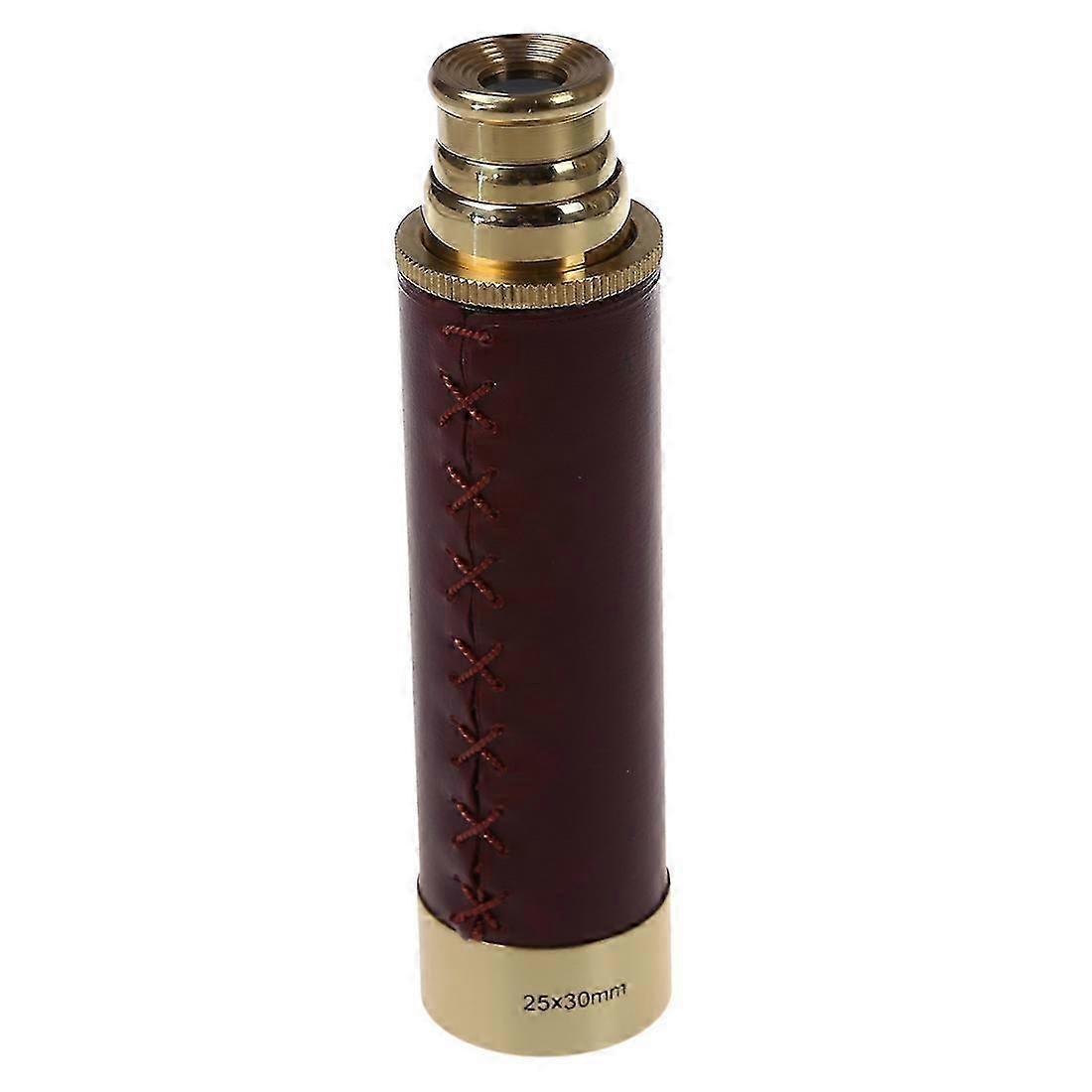 25x30 Brass Monocular Telescope