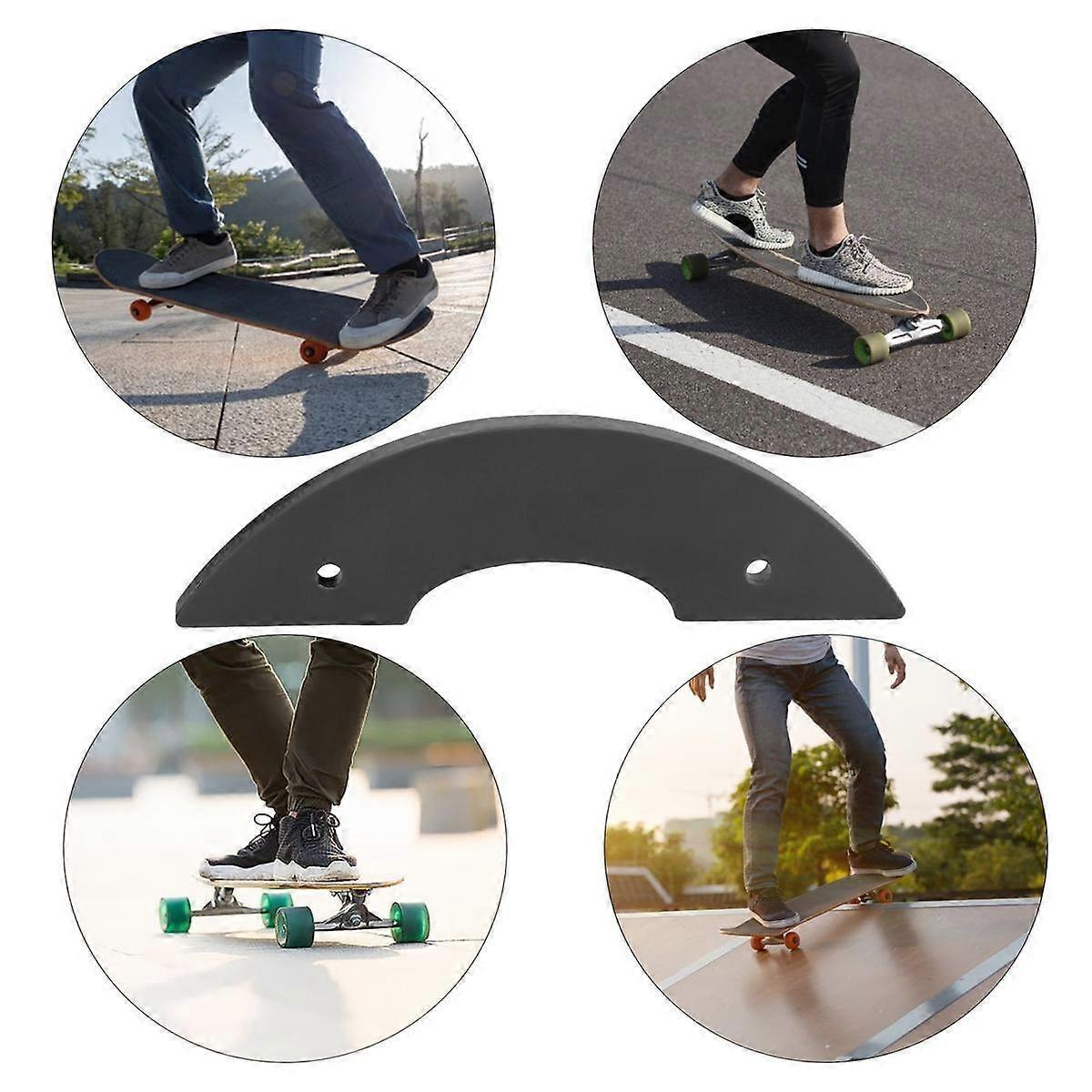 2pcs Skateboard Deck Guards Compatible with Universal Skateboard Longboard Head Protector