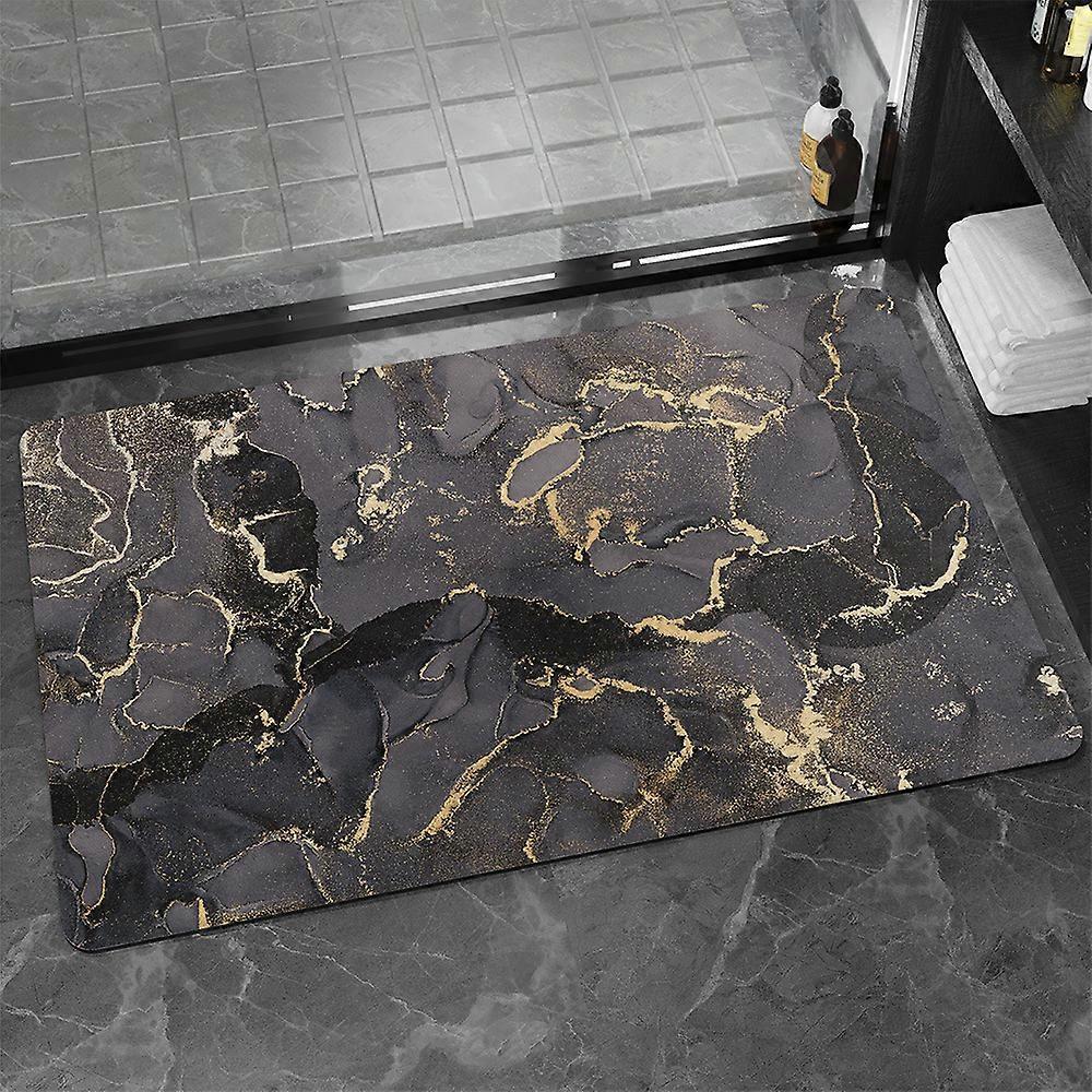 Non-Slip Absorbent Quick-Dry Bath Mat compatible with Shower