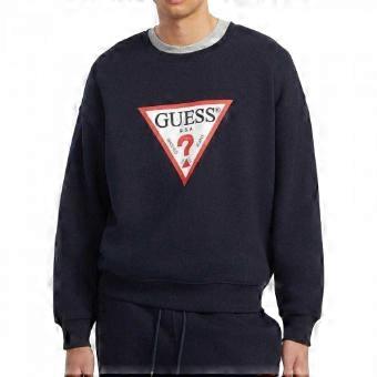 Guess Mens Triangle Oversized Sweatshirt
