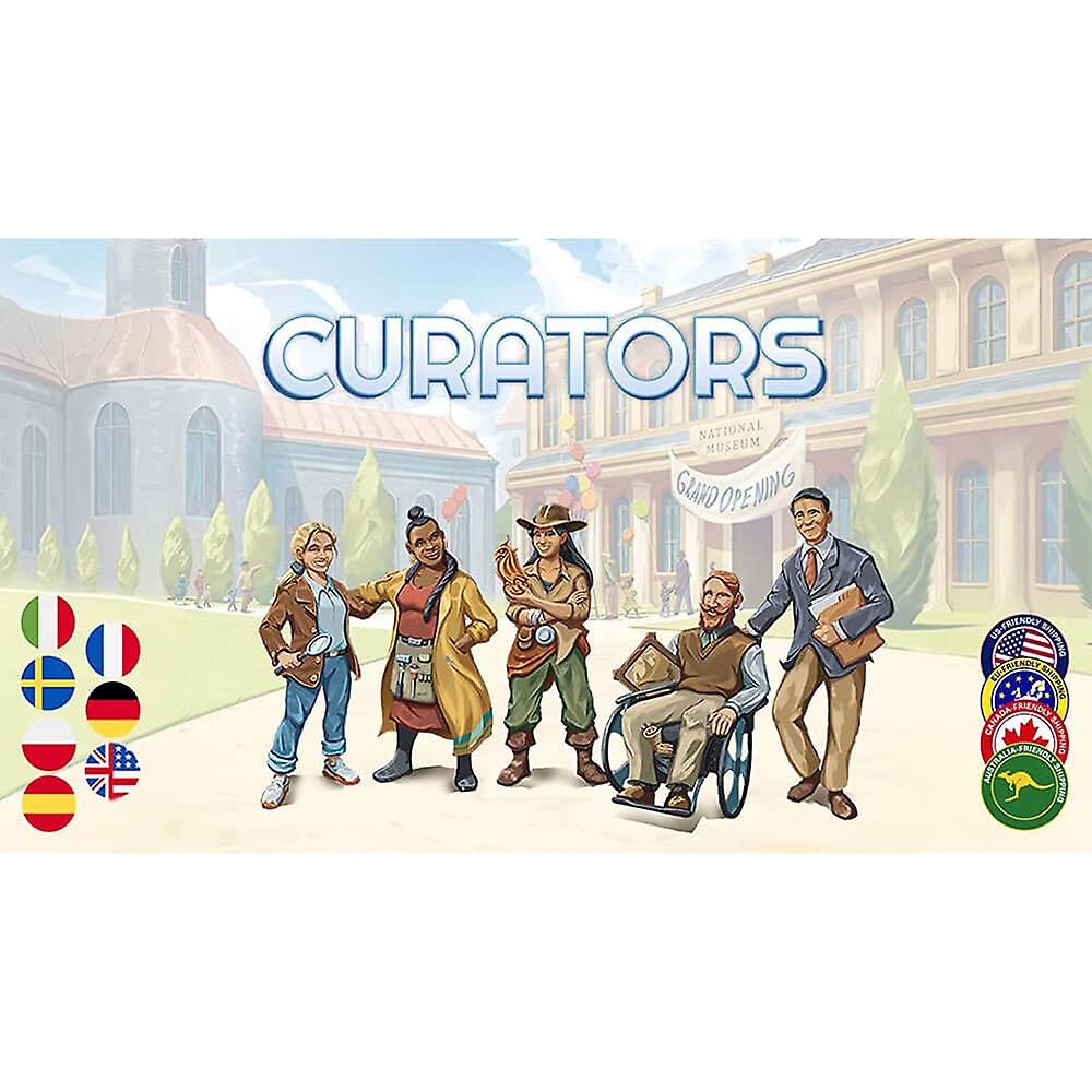 Euro Style Tile Laying Curators Board Game for 1 to 4 Players Age 14 and up