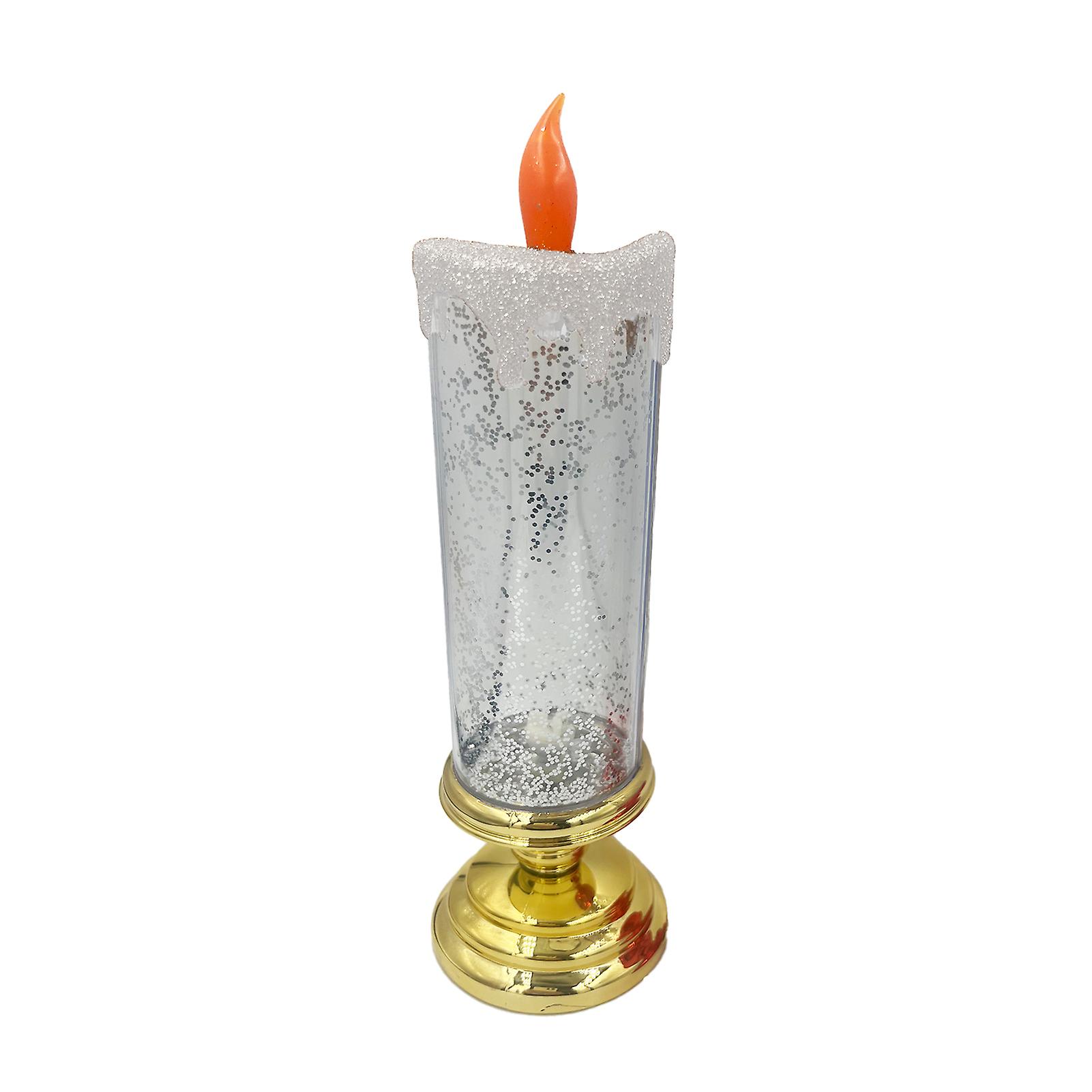 Les bougies de Noël tourbillonnantes sans flamme ajoutent une excellente ambiance de Noël