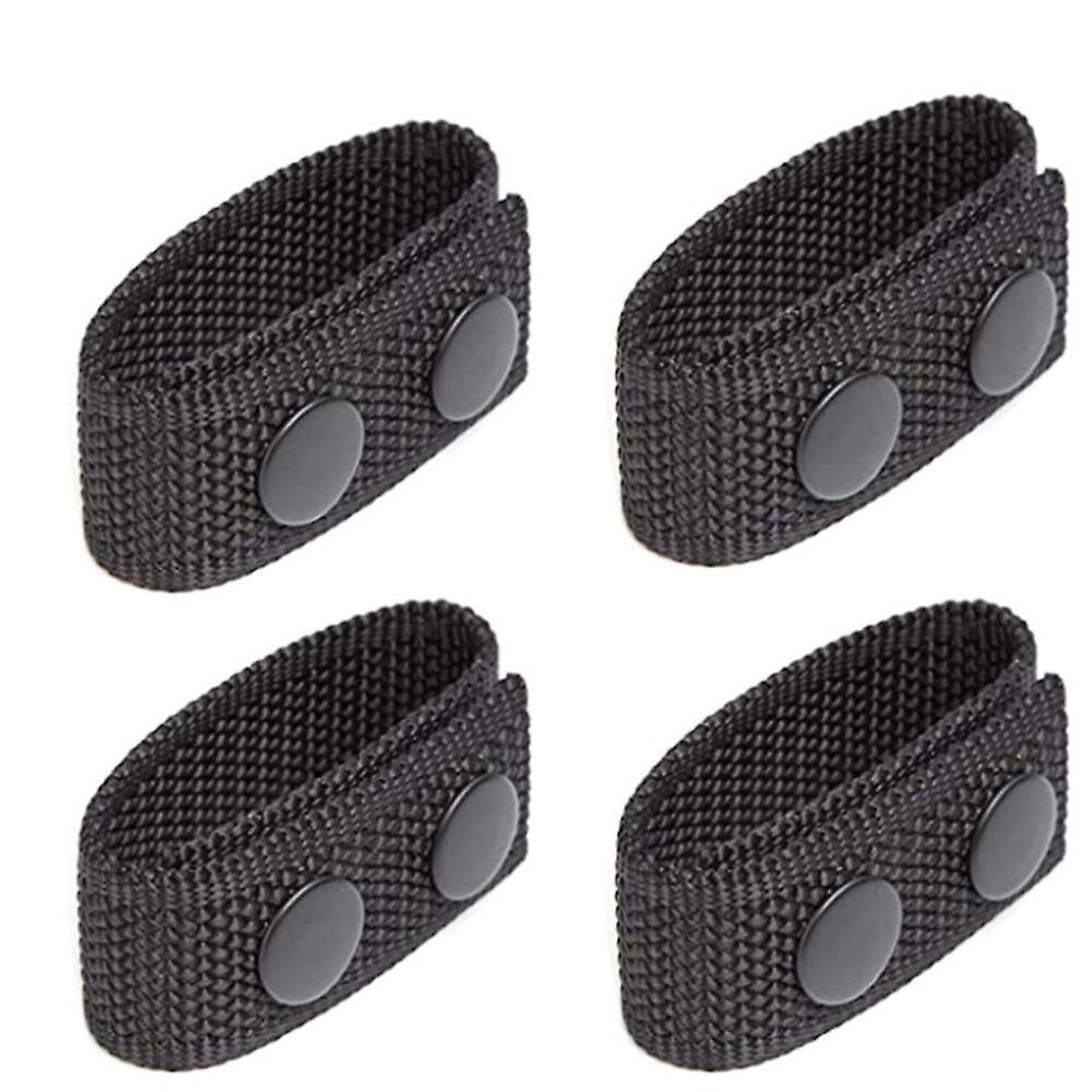 Belt Keepers, Duty Belt Law Enforcement Accessories Nylon Web Security Tactical Belt Keepers With Double Snaps For Police Military 2" Wide Utility
