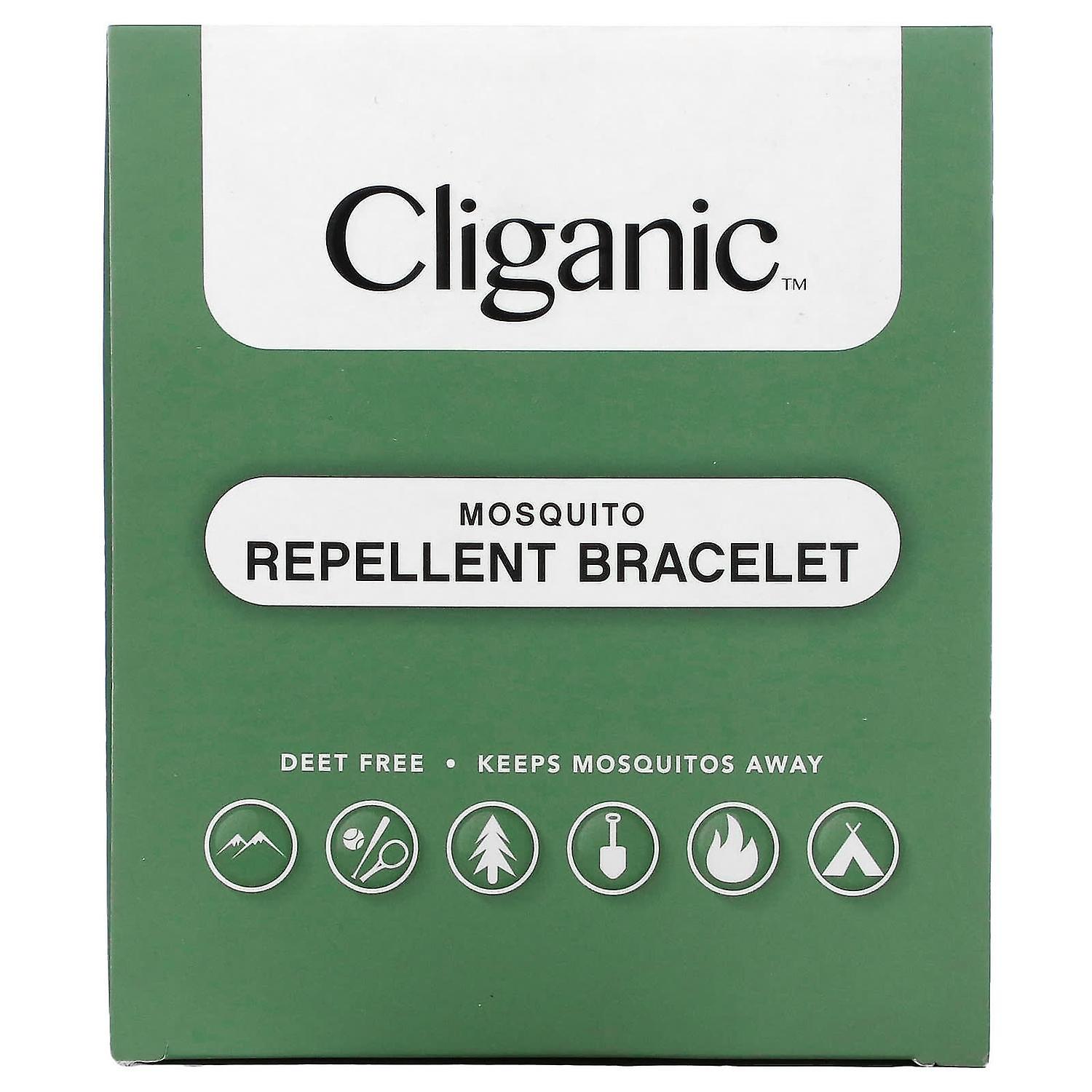 Cliganic, Mosquito Repellent Bracelet, 10 Pack