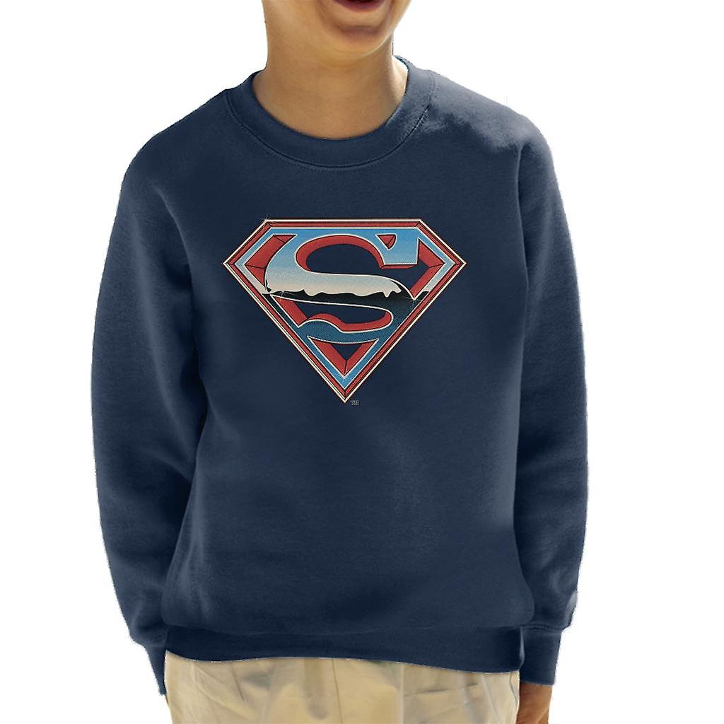Superman Sparkling Logo Kid's Sweatshirt