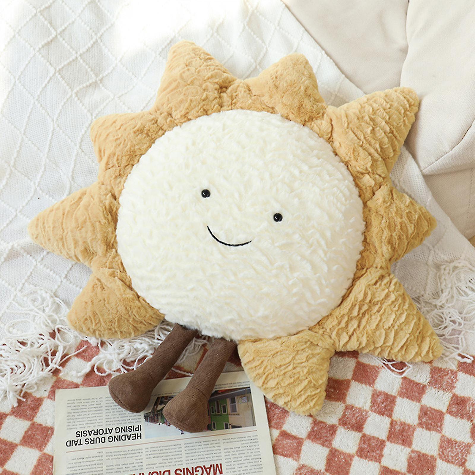 Coussins 3D en forme d'étoile, de lune, d'étoiles et de soleil pour enfants, coussins en velours ultra doux en forme d'étoile, pour la décoration de la chambre à coucher et de la maison