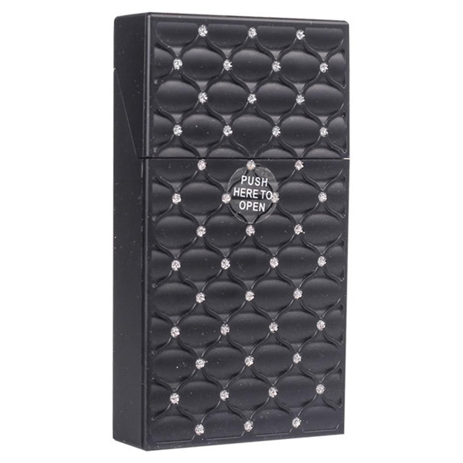 Plastic Cigarette Case Moisture And Crushproof Box With Flip Top Open