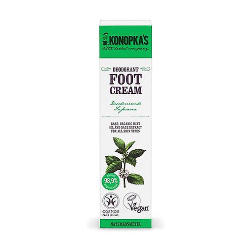Deodorizing foot cream 75 ml of cream