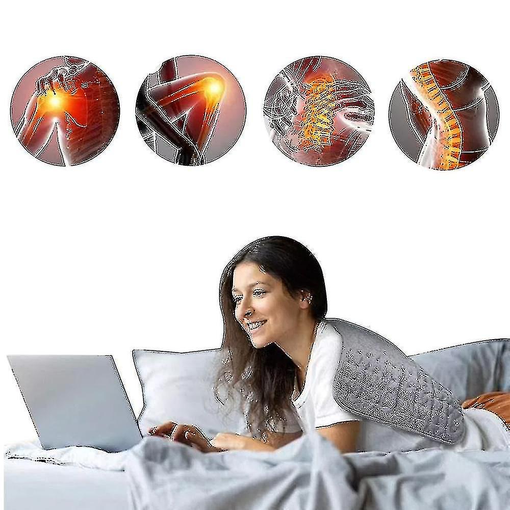 Elektrisk värmedyna för axelhalsad ryggbenssmärta lättnad