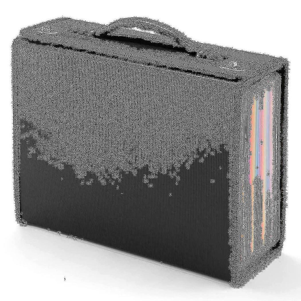 24 Pockets Expanding File Folder Accordian File Organizer,plastic Paper Document Receipt Organizer