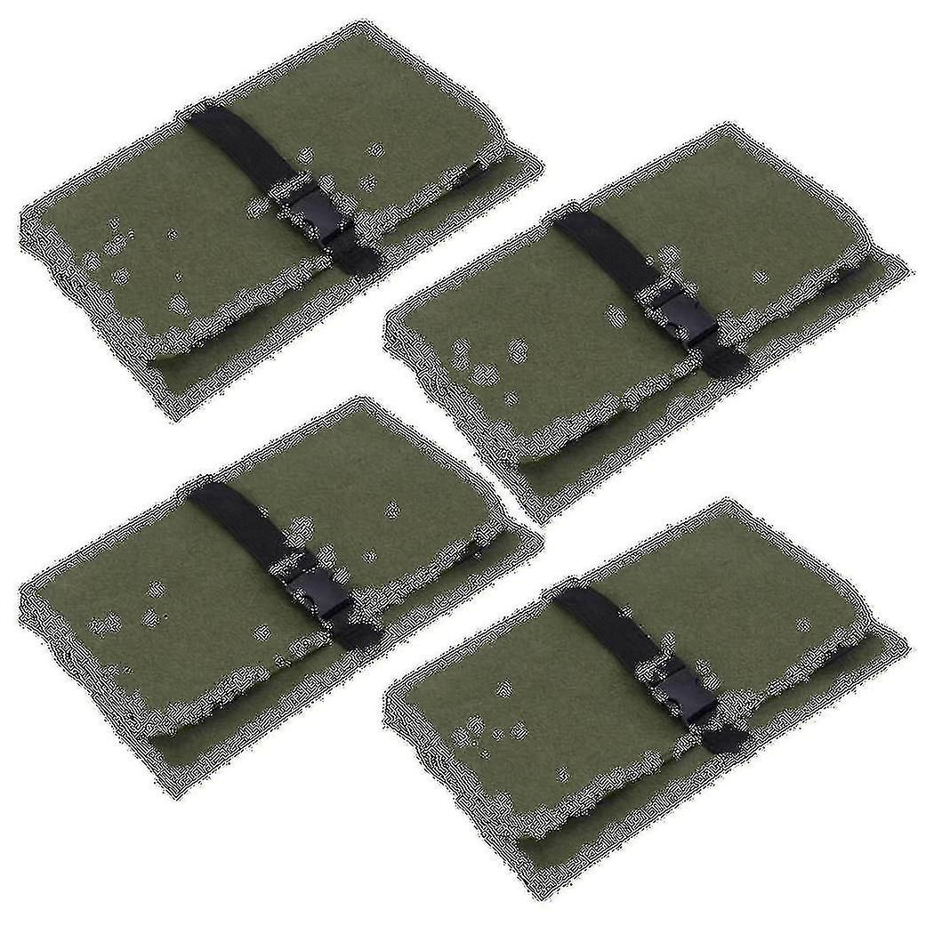 4x Roll Tool Roll Multi-purpose Tool Roll Up Bag Wrench Roll Pouch Hanging Tool Zipper Carrier Tote