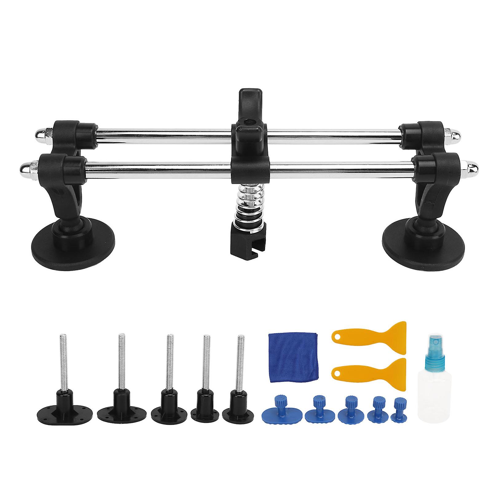 Paintless Dent Repair Kit Multifunctional Stable Performance Damage Free Paint Double Pole Bridge Dent Puller Durable For Car