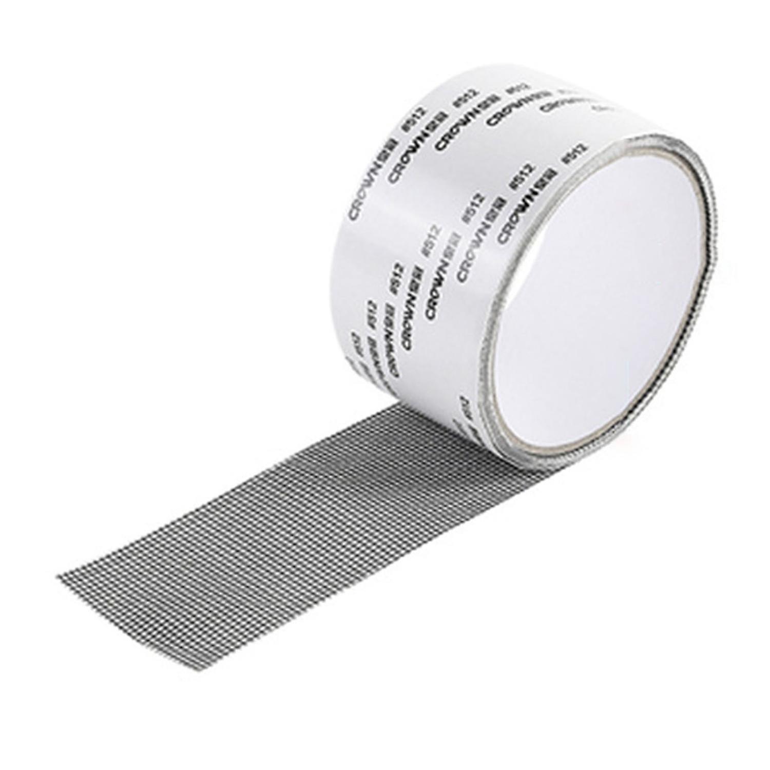 Window Net Tape Self-Adhesive Multifunctional Polyurethane Window Screen Repair Patch for Home Use