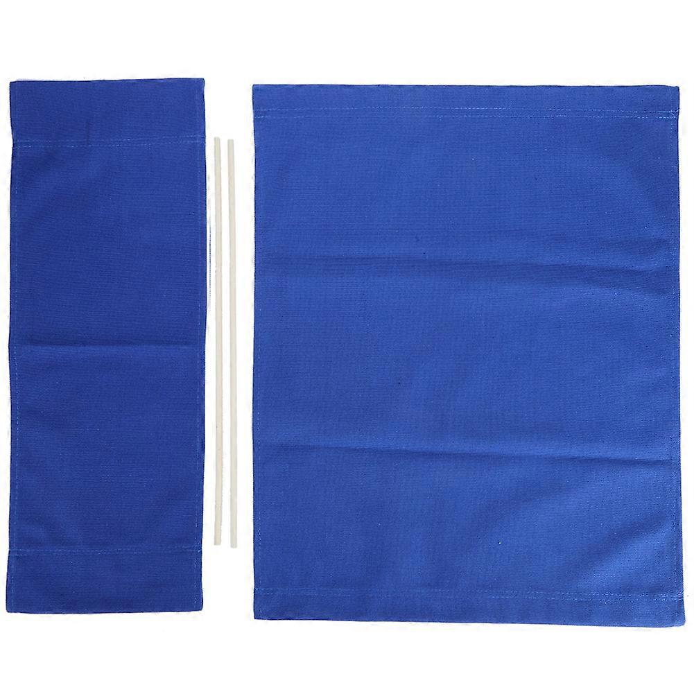 1 Set Director Chair Canvas Replacement Seat Cover Home Supplies Furniture Accessories Blue
