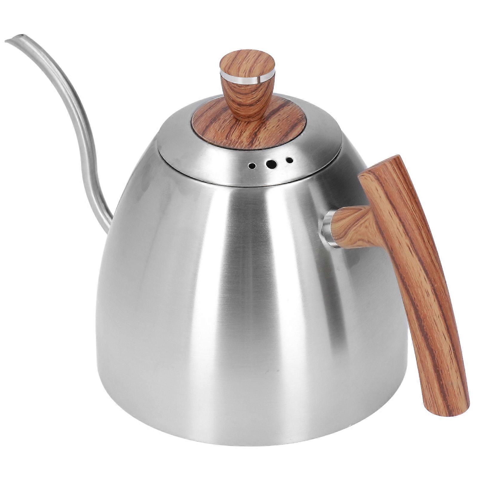 Pour Over Kettle 800ml Durable Rustproof Stainless Steel Bakelite Handle Ergonomic Design Gooseneck Spout Coffee Kettle