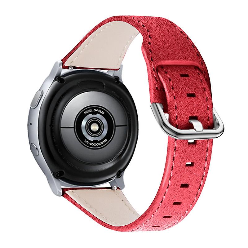 For Fossil Gen 5 Carlyle/Julianna HR Buckle Design Cowhide Soft Touch Wrist Band Watch Strap (22mm)