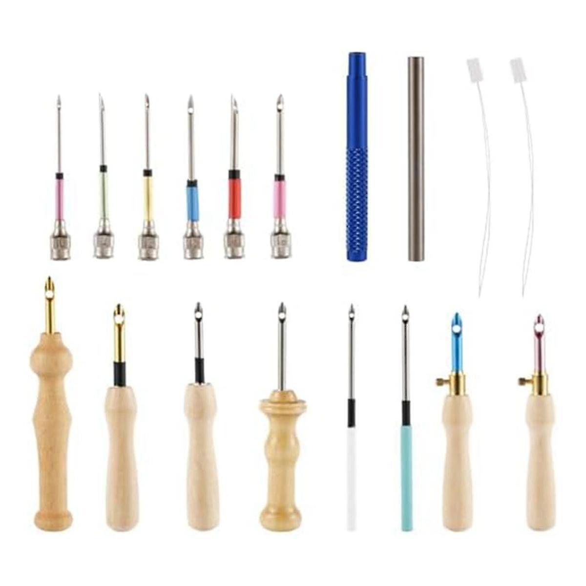 Punch Kit, Adjustable Wooden Punch Set Punch Adults Beginner