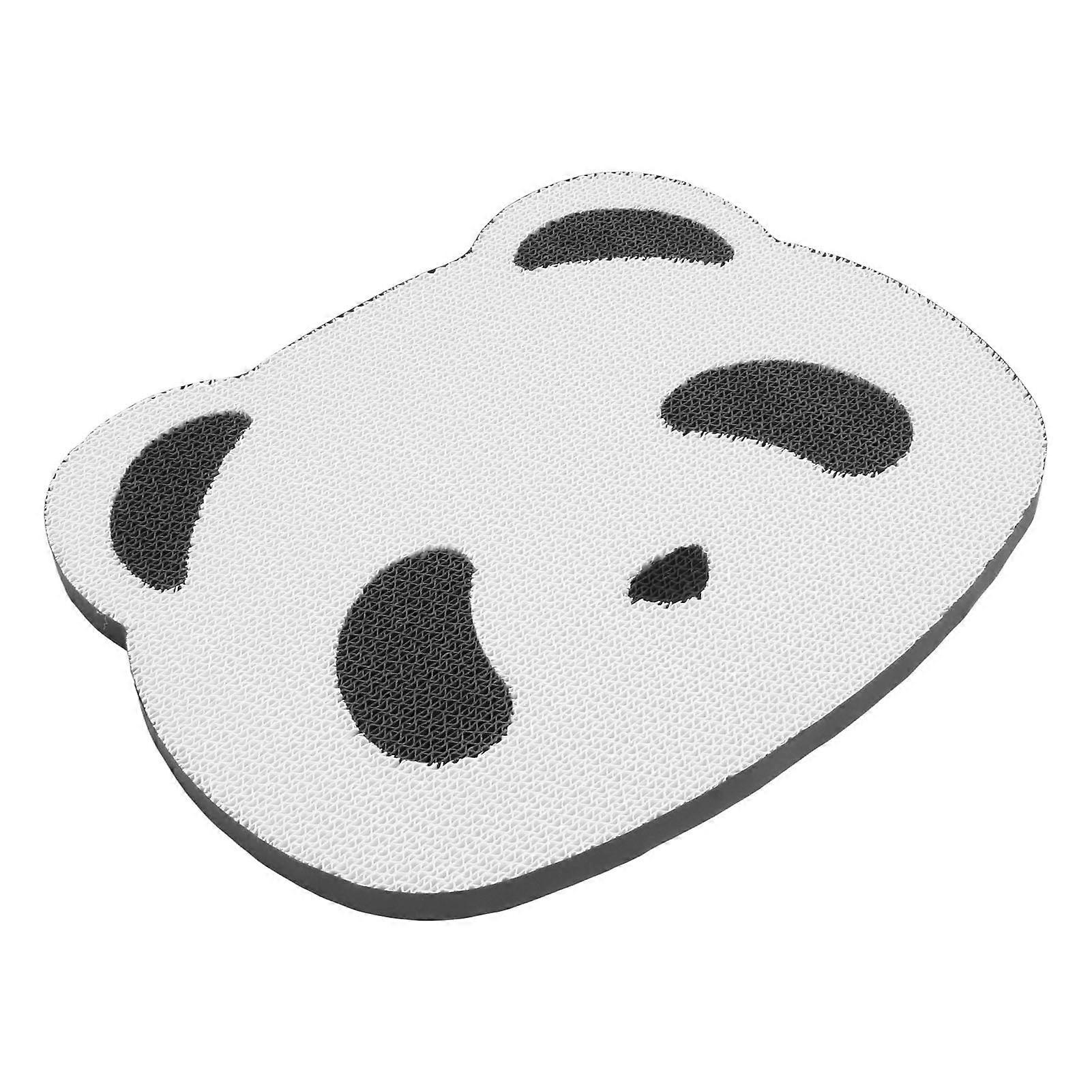 Cat Scratch Mat Corrugated Cardboard Panda Pattern for Wall Door