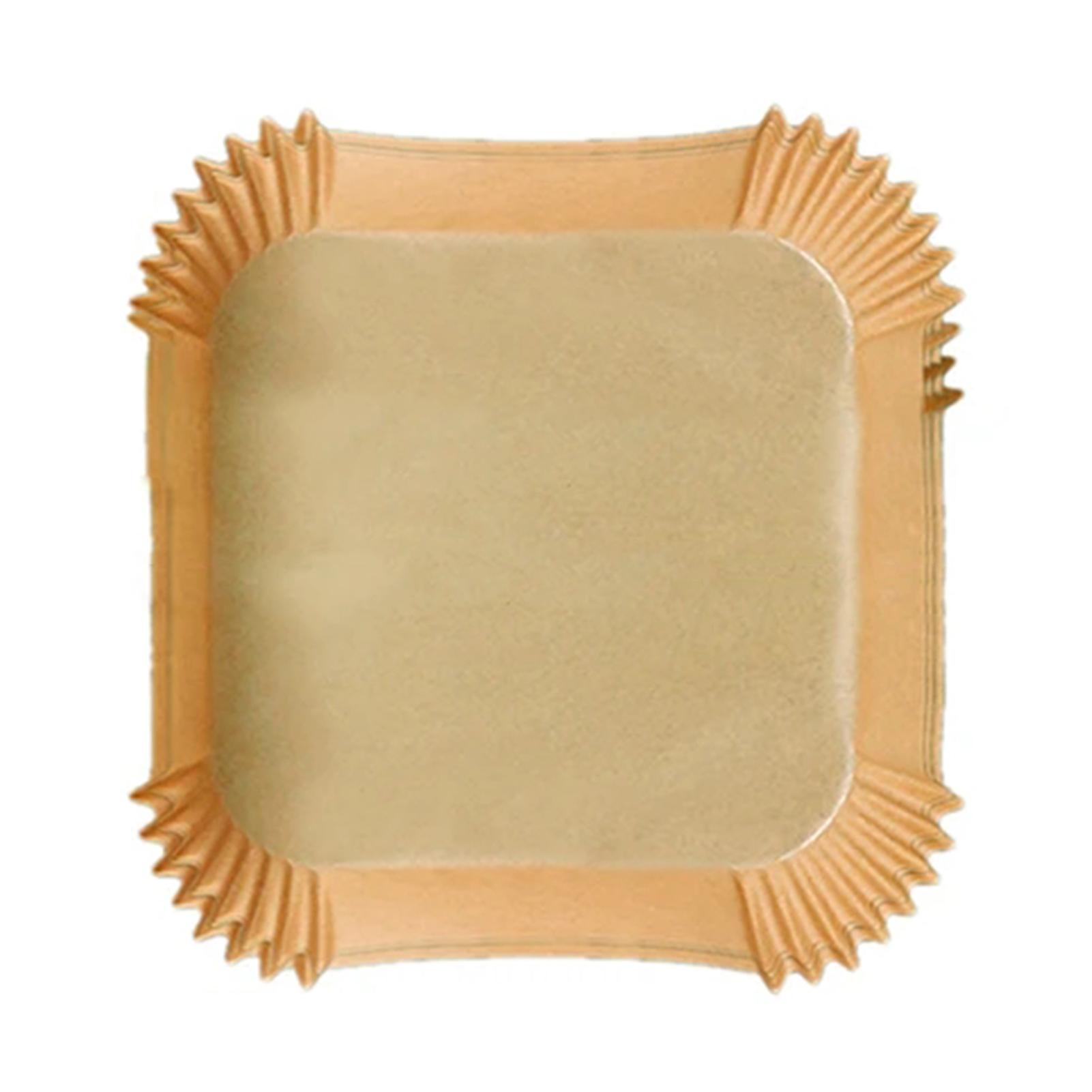 50/100pcs Airfryer Baking Paper Set Disposable Leakproof Baking Pan Paper for AirFryer Microwave