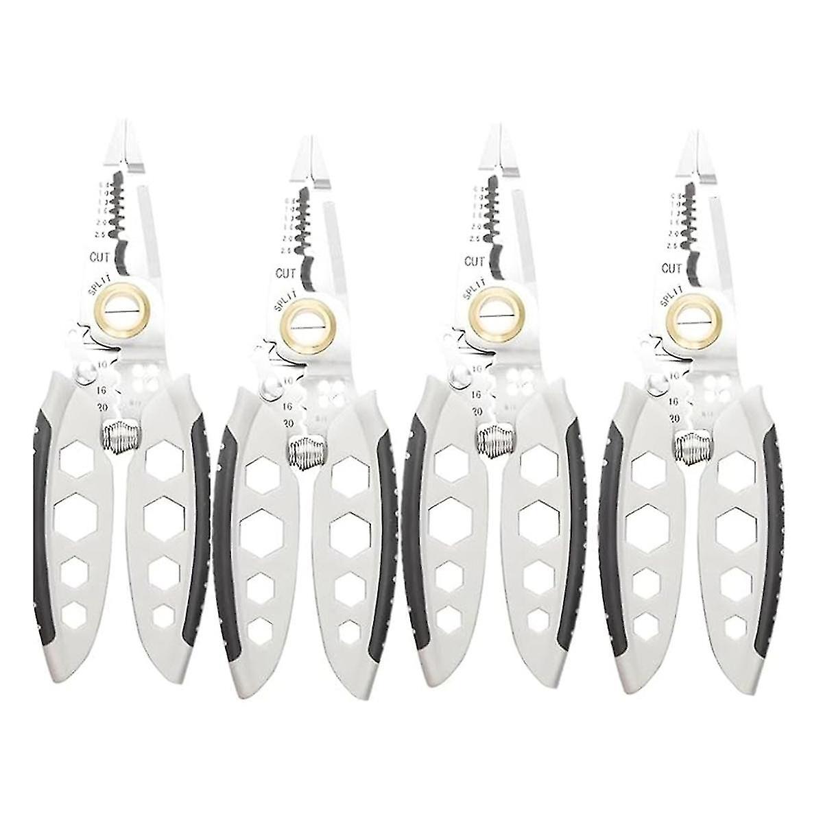 4pcs Wire Stripper,multipurpose Wire Stripper Tool,wire Stripper And Crimping Tool For Electrician Wire Stripper Tools