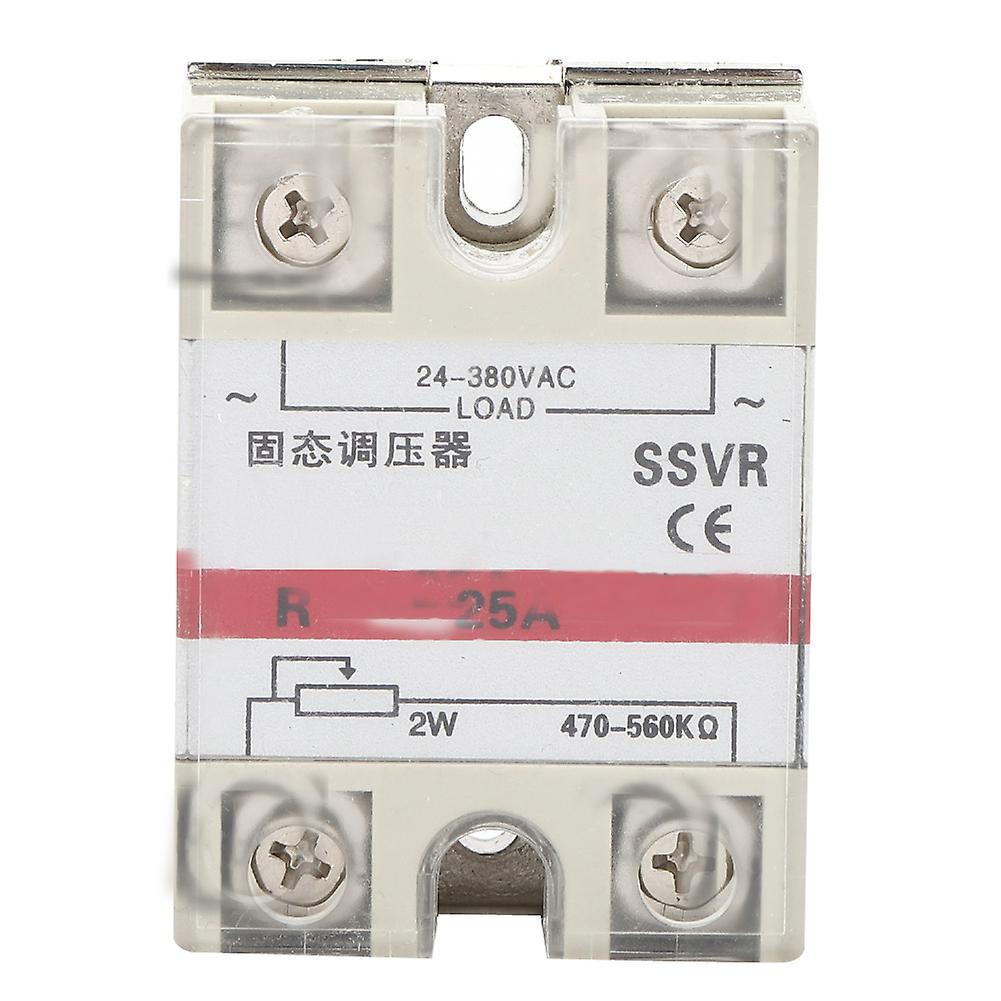 Solid-State Voltage Regulator Single Phase Relay Module Low Frequency SSVR-25A VA 24-380VAC