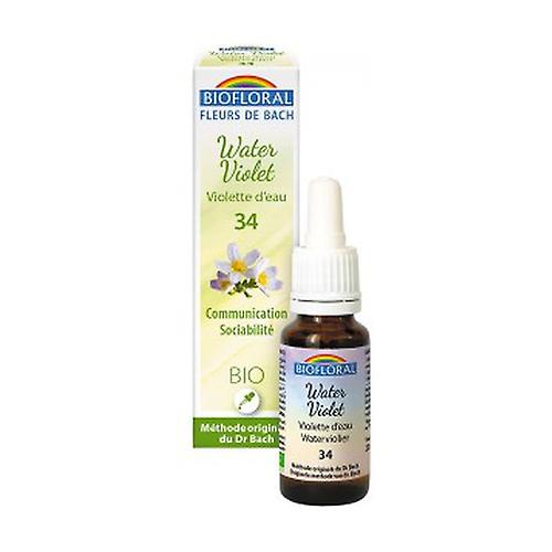Organic Water Violet 20 ml of floral elixir