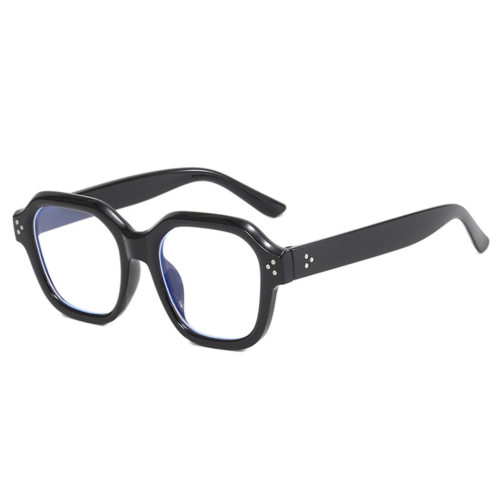 Retro Blue Light Filter Glasses Light Square Frame Anti Glare Eyeglasses Computer Readers for Men and Women