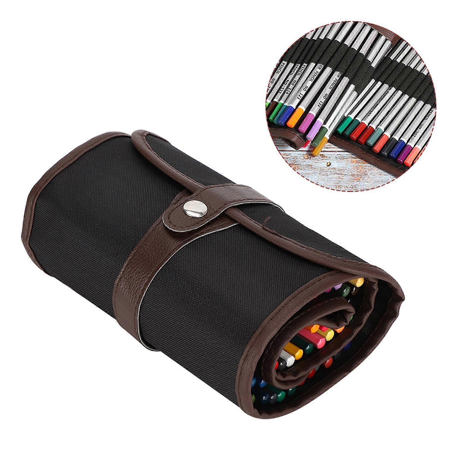 72 Colored Art Pencils Set with Rollable Canvas Pouch 48cm x 38.5cm