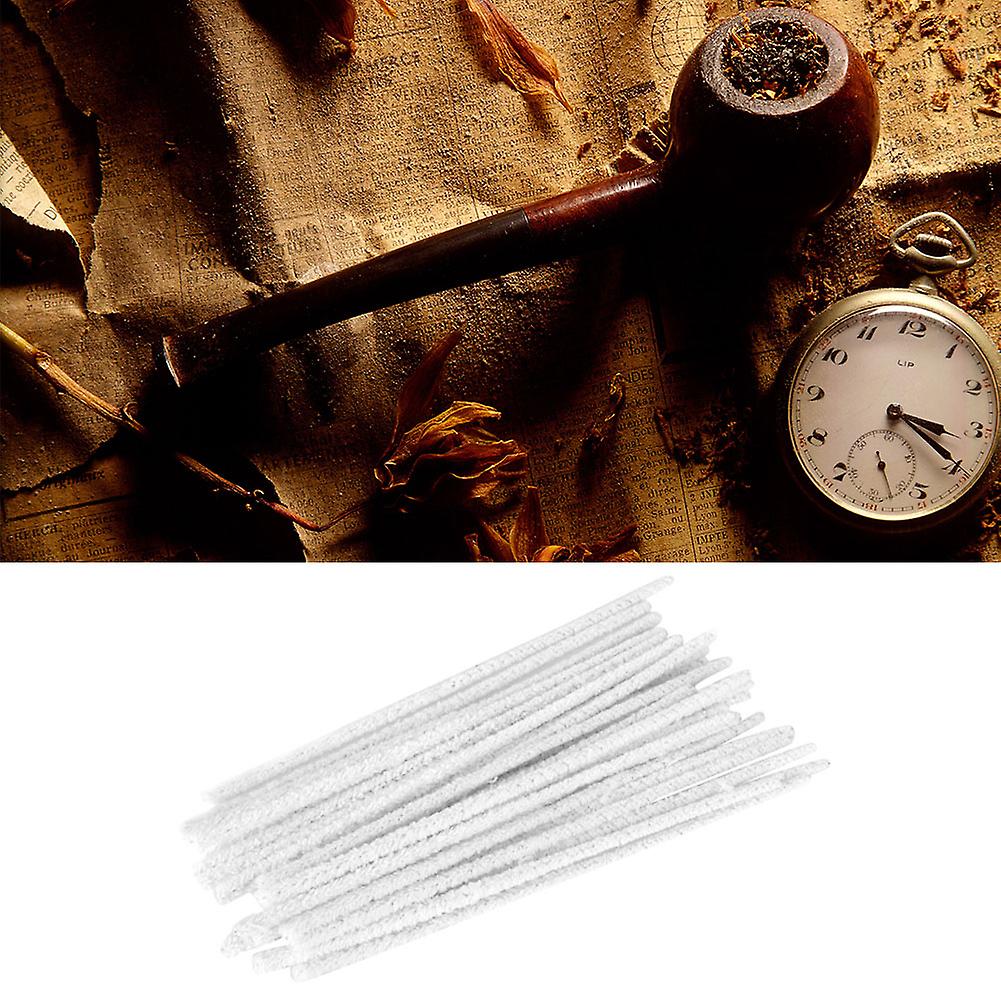 50pcs Cigarette Pipe Cleaning Pipe Maintain Tool Cotton Cleaners