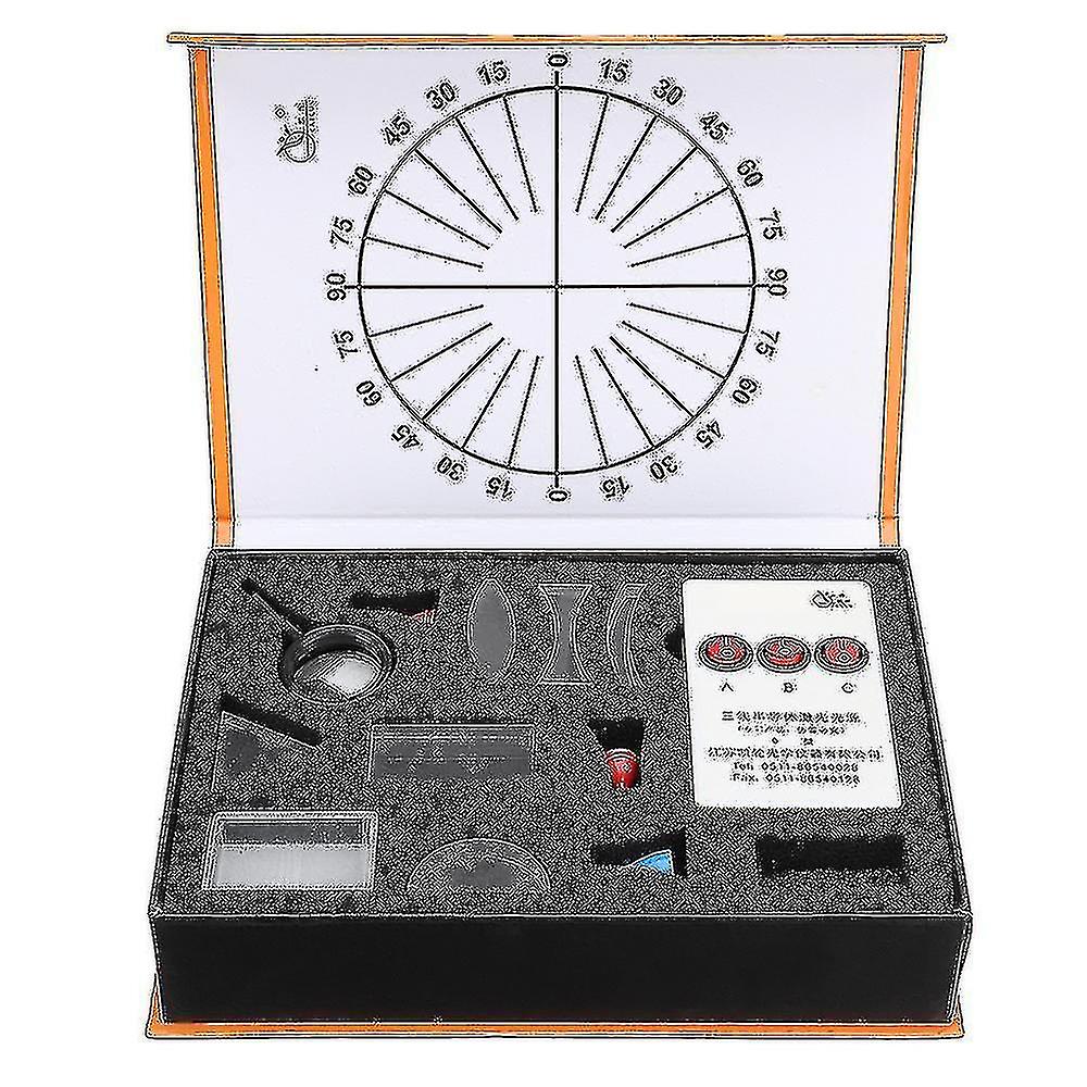 For Physical Optical Experiment Box Triangular Prism Convex Lens Concave Mirror Set Junior High Scho