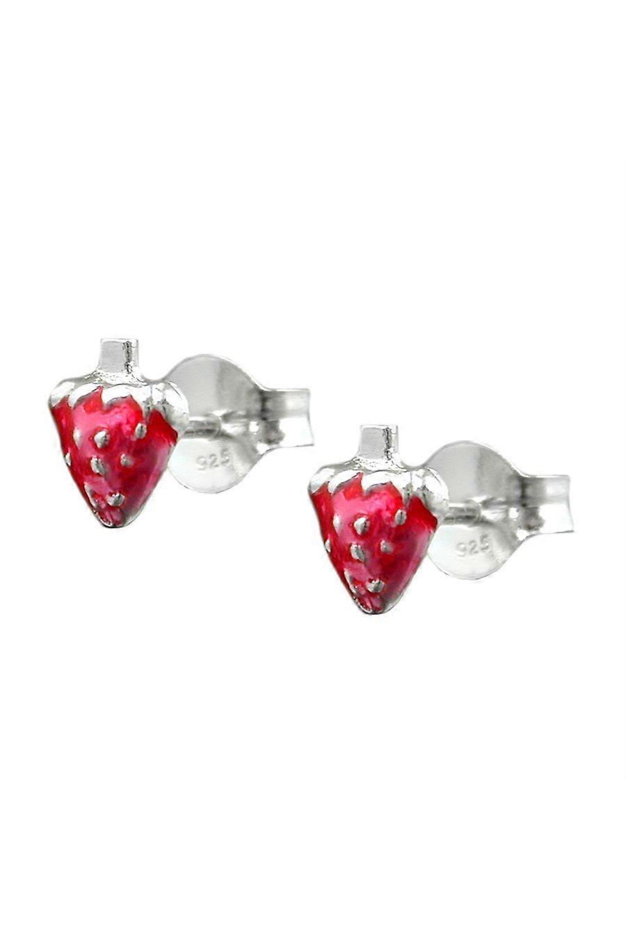 Stud Earrings Strawberry Silver 925 - Gl91430