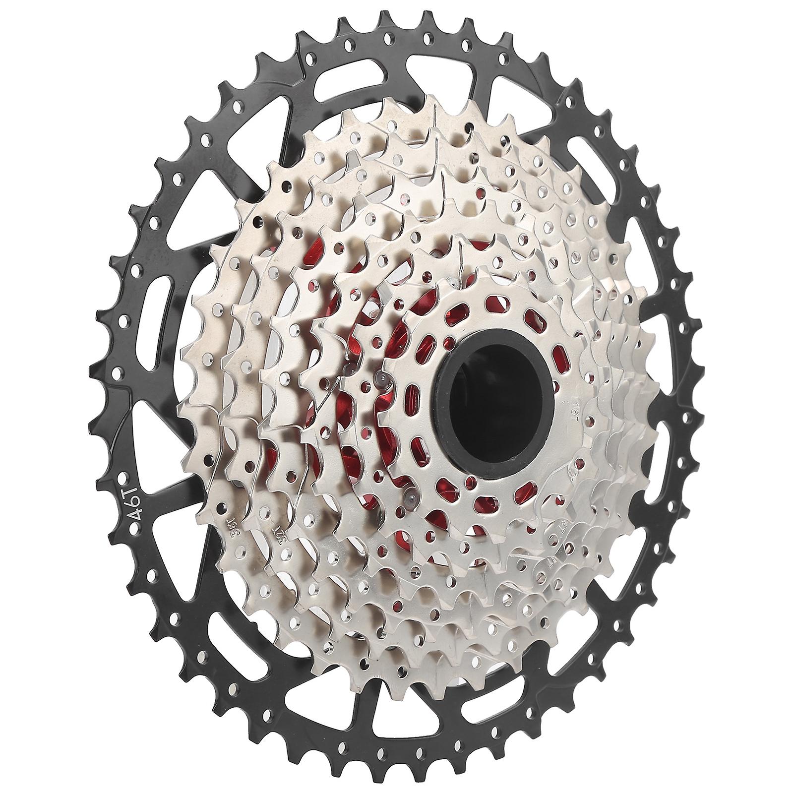 Cassette Flywheel VG Sports 9 Speed 11‑46T Split Structure Mountain Bike Cassette Light Alloy Flywheel